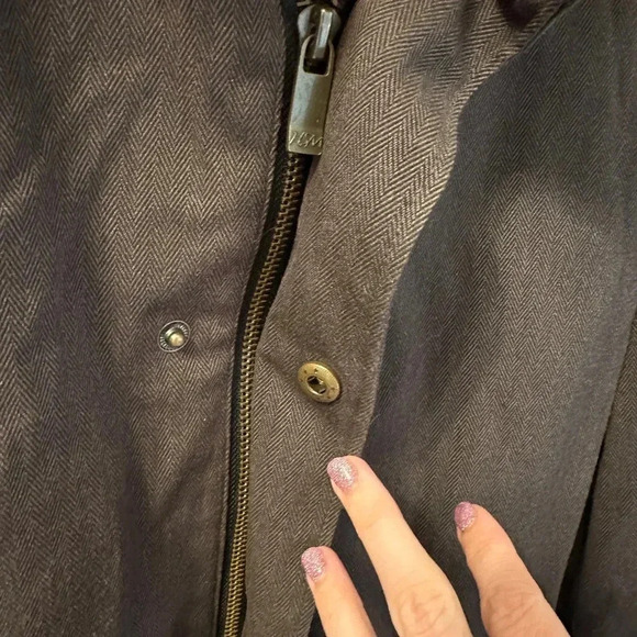 HART SCHAFFNER Marx Smart Wool Car Coat brown Size large - Picture 4 of 11